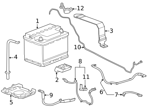 Battery for 2011 Chevrolet Volt #0
