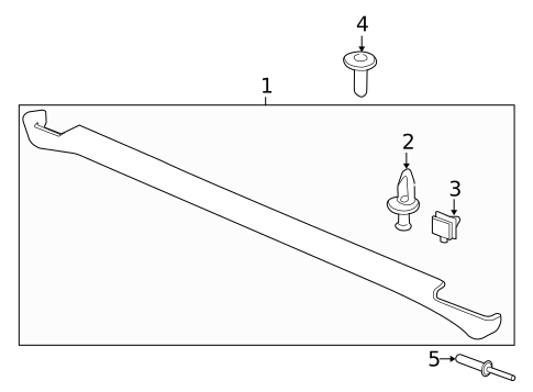 Exterior Trim - Pillars for 2007 Chevrolet Monte Carlo #0