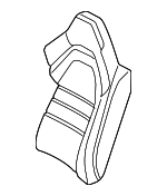 971885776AE - Body: Seat Back Cushion for Porsche Image