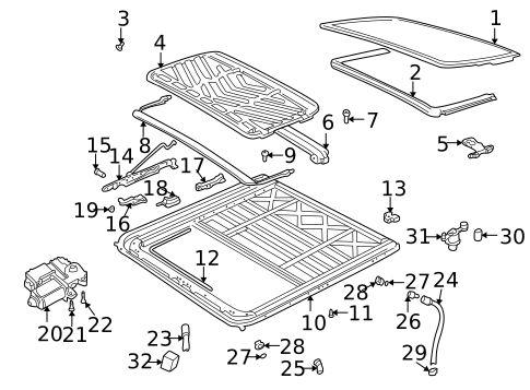 Sunroof for 2001 Saab 9-3 #0