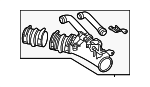 2560981300 - Engine: Rear Duct for Mercedes-Benz Image