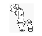2561411400 - Engine: Front Duct for Mercedes-Benz Image