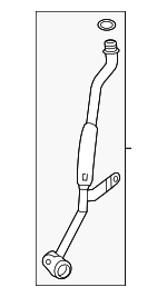 2561802900 - Engine: Oil Return Tube for Mercedes-Benz Image