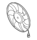 8W0959455T - Cooling System: Fan &amp; Motor for Audi Image