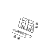 UL721T5AA - Interior Trim: Rear Seat Cushion Cover for Mopar Image