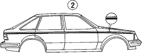 Stripe Tape for 1987 Mercury Lynx #1