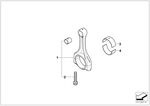 11247834437 - Engine: Set Connecting Rod for BMW Image