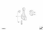 11247834437 - Engine: Set Connecting Rod for BMW: M3, Z3 M3.2, Z4 M3.2 Image image