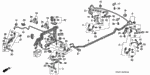 46374SV4A51 - Chassis: PIPE U, BRAKE for Honda Image