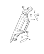 6510097AA - Interior Trim: Hex Head Bolt for Mopar Image