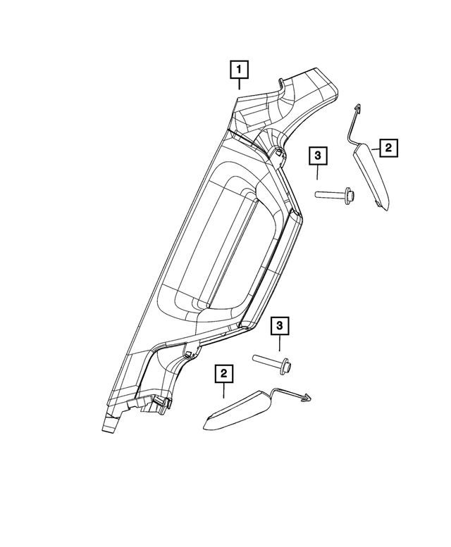 6510097AA - Interior Trim: Hex Head Bolt for Mopar Image image
