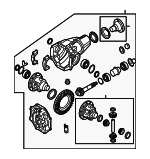 536002J200 - Front Drive Axle: Carrier for Kia: Borrego Image