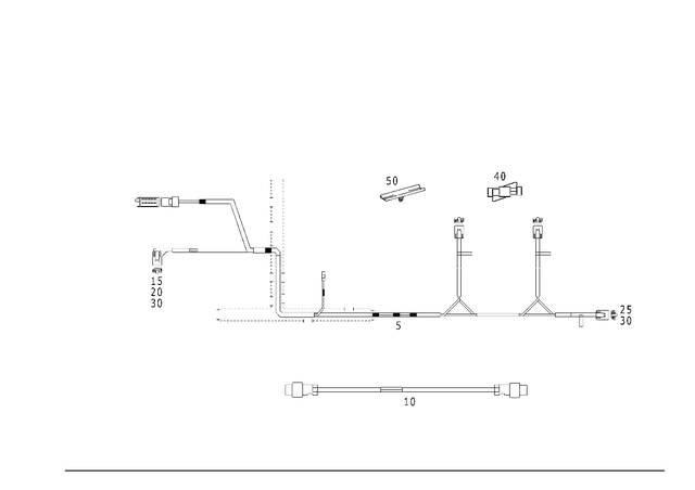 2105408933 - Electrical System: Electric Line for Mercedes-Benz Image image
