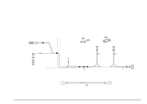 Fiber Optical Cable Wiring Harness (D2B and Most) for 1999 Mercedes-Benz E430 #0
