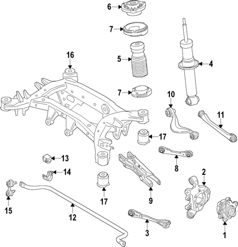Rear Suspension for 2024 BMW X6 #2