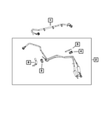 68782952AA - Fuel and Accelerator Pedal: Fuel &amp; Brake Tube Latch for Mopar Image