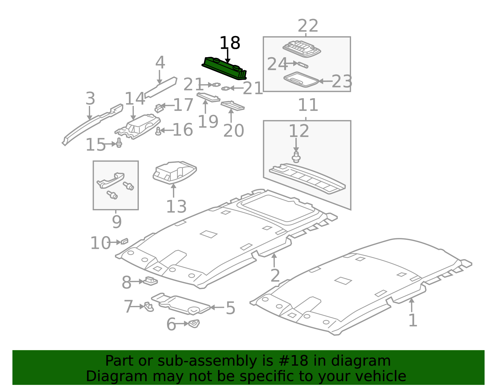 2003-2008 Honda Reading Light 34403-S5A-013ZA | OEM Parts Online