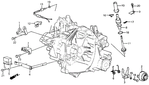 MT Clutch Release 4WD for 1991 Honda Civic #0