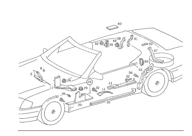 1298201212 - : Cover for Mercedes-Benz Image