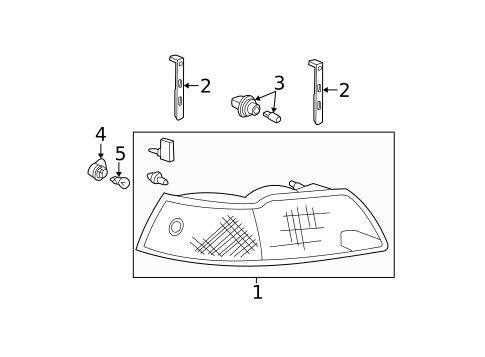 Headlamp Components for 2001 Ford Mustang #0