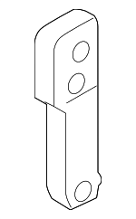 65129250691 - Body: Receiver Spacer for BMW: 740Li, 750i, 750Li, ActiveHybrid 7 Image