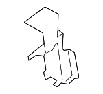 8W6809306A - Body: Center Reinforced for Audi: A5 Quattro, RS5, S5 Image