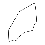 LR044531 - Body: Door Glass for Land-Rover Image