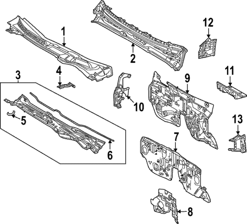 Cowl for 2025 Toyota Tundra #0