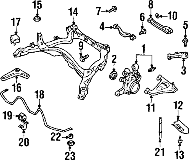 551300P002 - Suspension: Upper Link for Infiniti Image