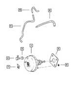 5015158AA - Service Brakes: Power Brake Booster for Dodge: Neon Image