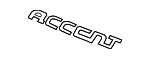 863111E000 - : 2006-2011 Hyundai Accent - Nameplate for Hyundai: Accent Image