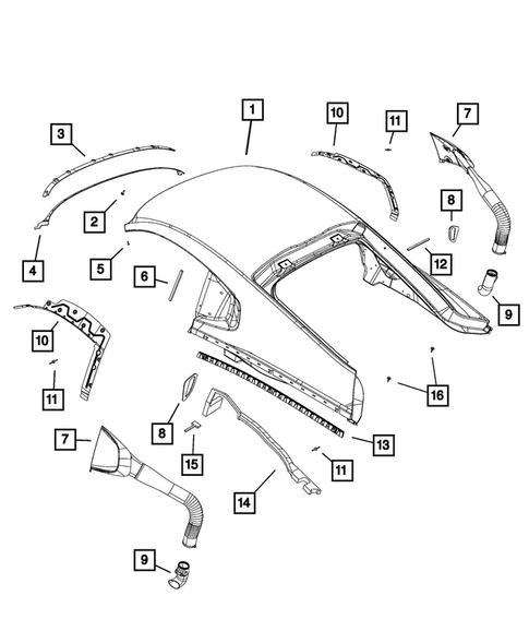 Roof for 2016 Dodge Viper #0