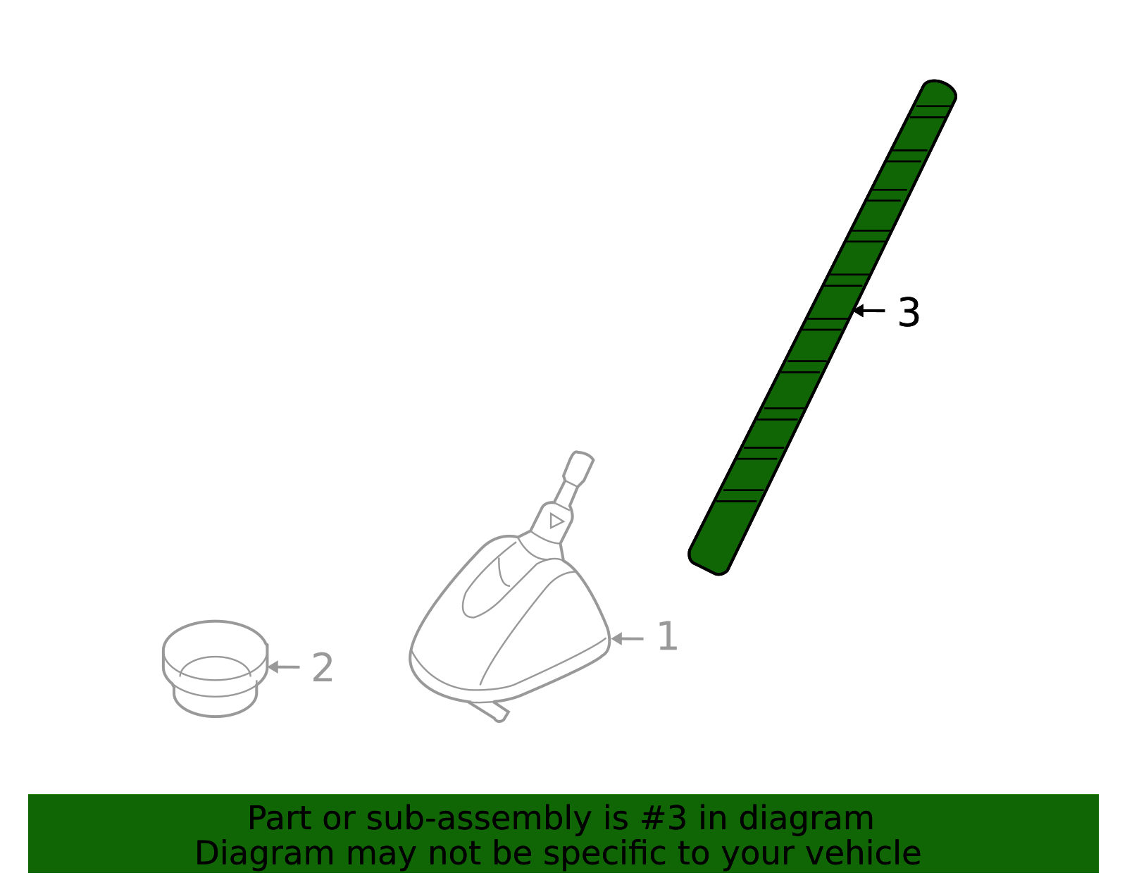 Genuine Antenna Mast for 96200-2B000 | Hyundai OEM Parts Direct