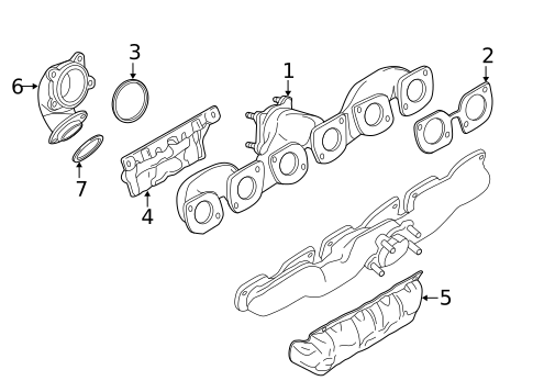 Exhaust Components for 2010 BMW 760Li #1