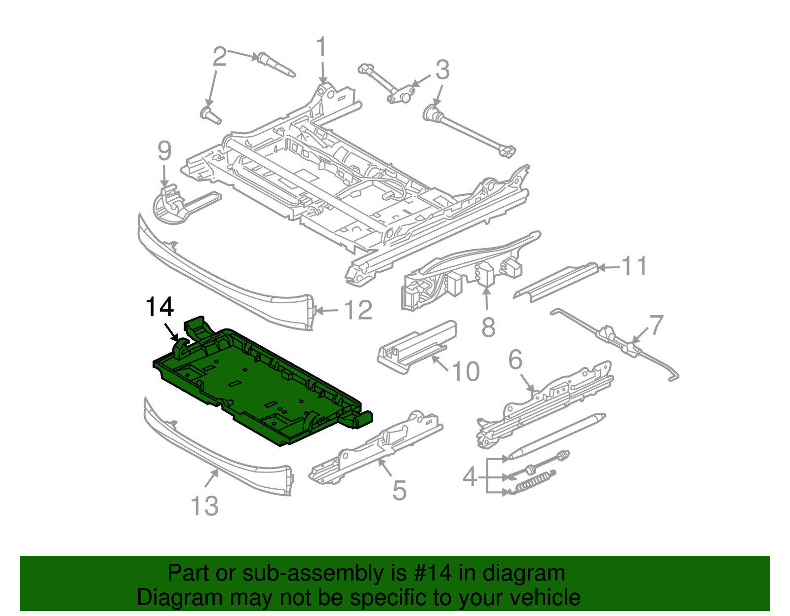 Mount Bracket - BMW (52-10-6-972-075)