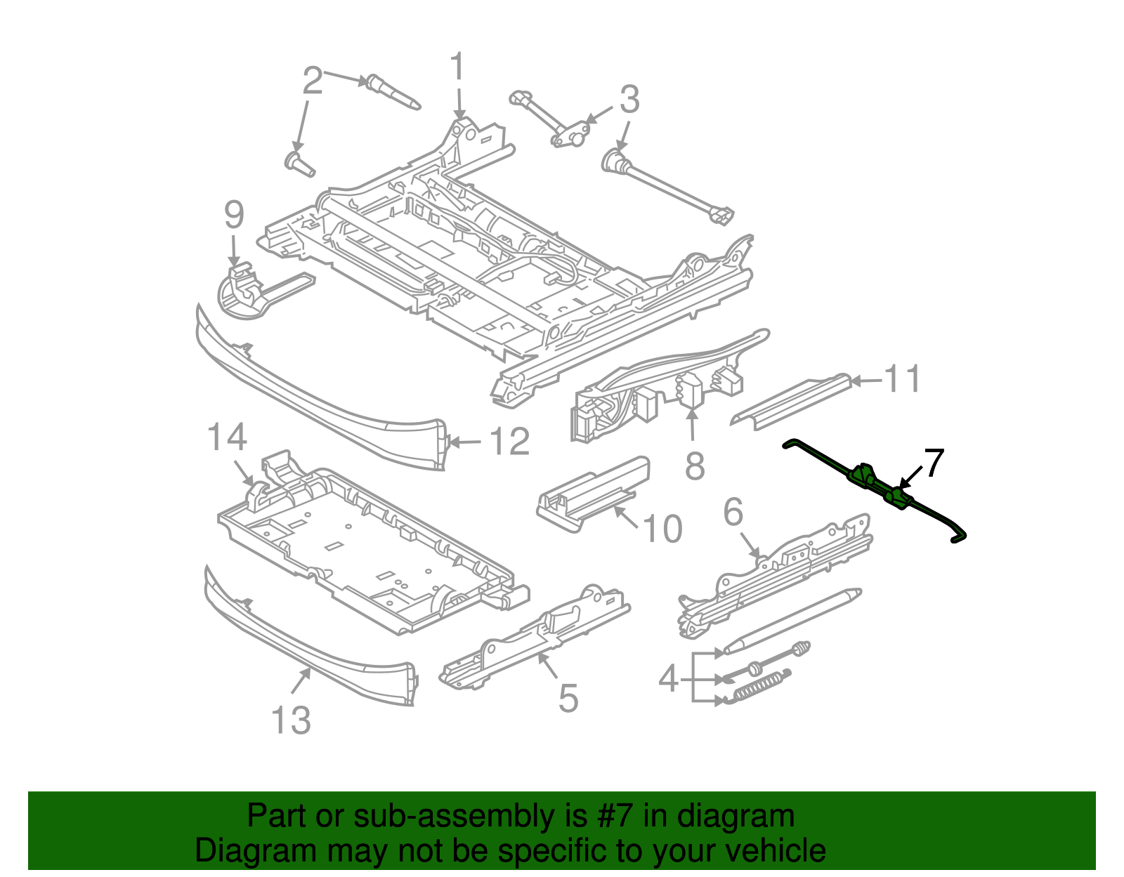 Adjust Rod - BMW (52-10-7-120-195)