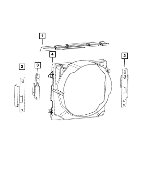 Radiator and Related Parts; Charge Air Cooler for 2017 Jeep Wrangler #2