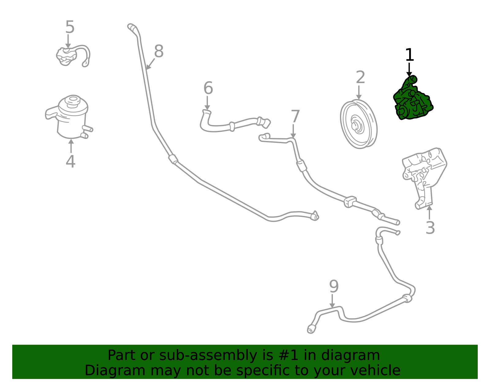2004-2007 Ford | Motorcraft™ Power Steering Pump | STP-155-RM | Walls ...