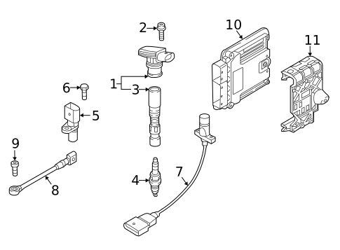 Ignition Coil for 2024 Audi RS5 #7