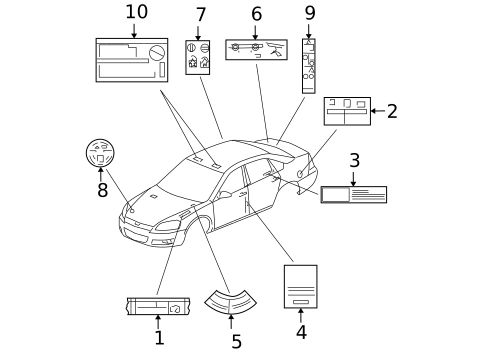 Labels for 2016 Chevrolet Impala Limited #0