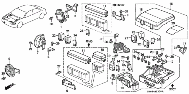 Control Unit (1) for 1995 Acura Legend #0