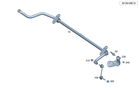 Rear Torsion Bar for 2026 Mercedes-Benz C63 AMG S E Performance #0