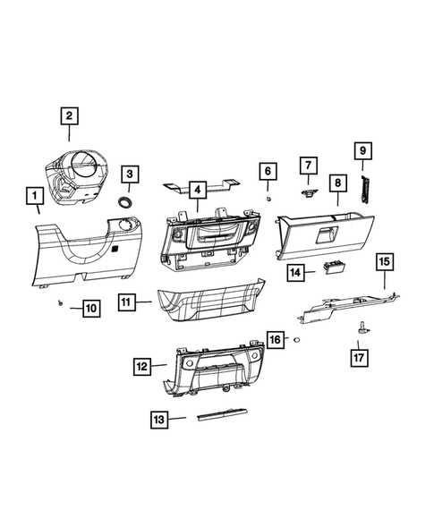 Instrument Panel for 2021 Ram 1500 Classic #1