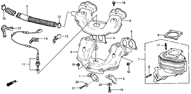 Exhaust Manifold for 1985 Honda Civic #0