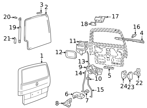 Switches for 1995 Volkswagen EuroVan #1