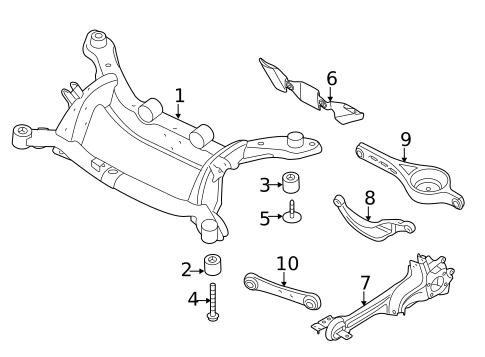 Rear Suspension for 2017 Volvo S60 Cross Country #2