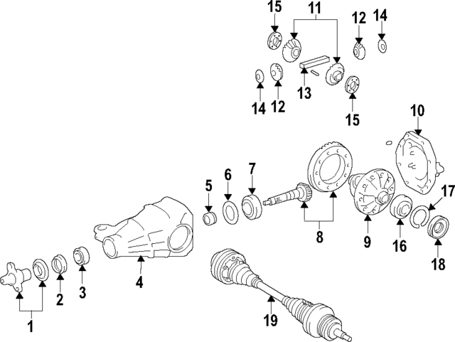 9036630108 - : Front Pinion Bearing for Lexus: GS300, IS250, IS300 Image