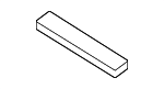 861142L000 - Body: Lift Gate Glass Pad for Hyundai Image
