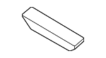 861143D000 - Body: Lift Gate Glass Pad for Hyundai Image