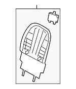 88391R6010NNB - Body: Seat Back Panel for Hyundai: Santa Fe Image